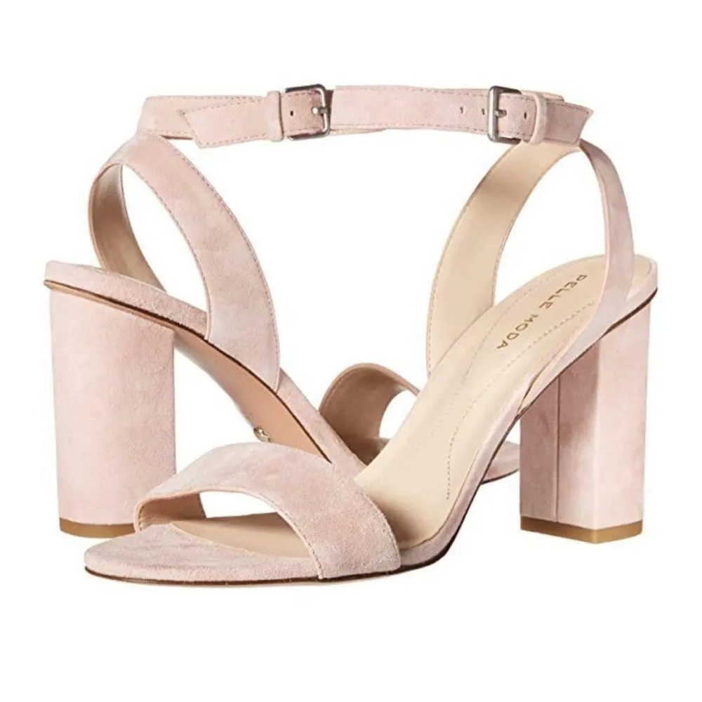 NWT Pelle Moda Zia Blush Suede Heels 6.5